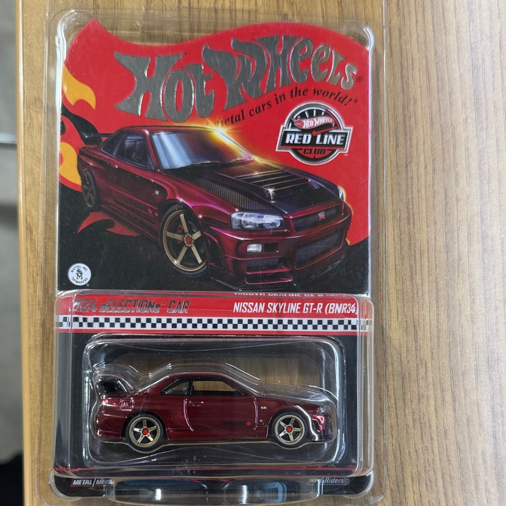 2024 Hot wheels RLC selections Nissan Skyline GTR oxblood BNR34 HWF25